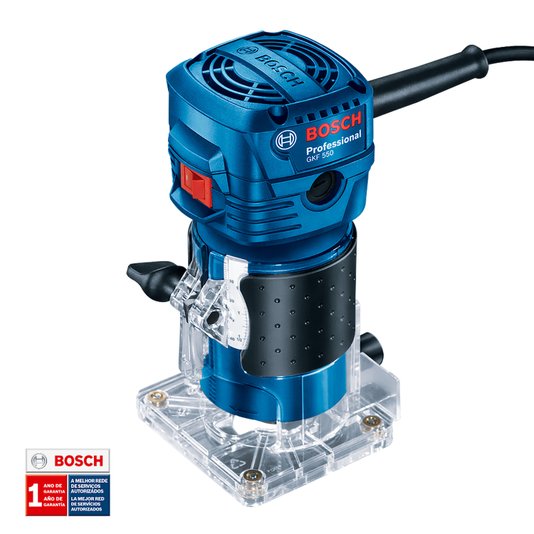 Tupia Bosch Gkf 550 550W 220V Com 2 Pinças - Bosch