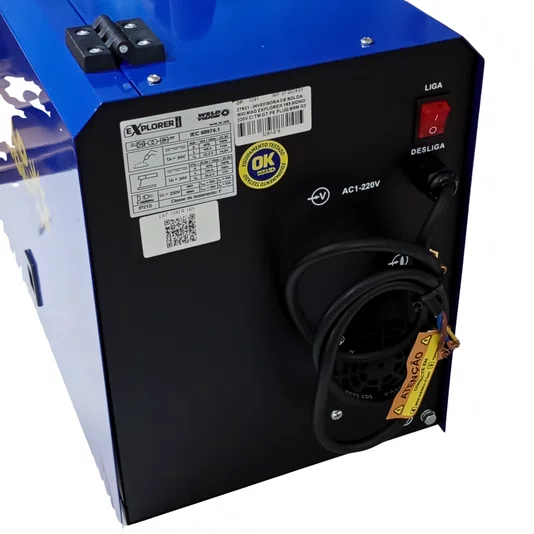Weld Vision - Explorer 165 Máquina De Solda Mig/Mag/Tig* E Eletrodo 220V Monofásica Com Tm/Gt/Pe/Plug 9Mm - 27621