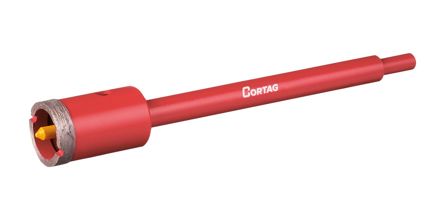 Serra Copo Diamantada Para Alvenaria 35Mm Com Haste 61417 - Cortag