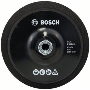 Prato Com Velcro M14, D150 Mm - 2608612027 - Bosch