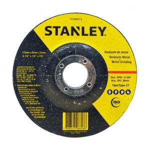 Disco Abras.desbast.met.4 1/2X1/4X7/8 - Sta0413 - Stanley