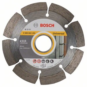 Disco De Corte Pro Diamantado Universal 115X22,23Mm Bosch - 2608602191