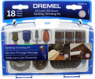 Kit Ez Lock 18 Pecas Para Lixar E Desbastar Dremel Ez686-01 - 2615E686Aa
