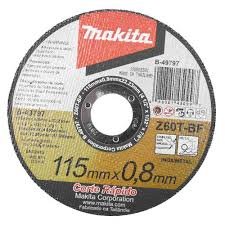 Disco Abrasivo De Corte 115X0.8X22.23Mm - B-49797-12 - Makita