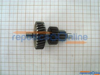 Eixo Com Engrenagem Para Furadeira Bosch 1126 - 2606308911