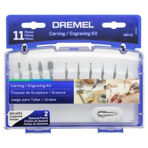 Kit Dremel 11 Pecas Para Gravar E Esculpir - 26150689Ad
