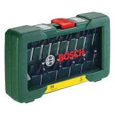 Jogo De Fresas 15 Pcs Bosch - 2607019468