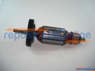 Induzido / Rotor 220V Para Furadeira De Impacto  Dw 505 - 387614-01 - Dewalt