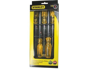 Jogo Chave Fenda E Phillips Stanley 69-450-J / 69450J C/ 5 Pecas - 69-450J