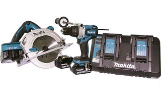 Combo Kit Serra Circular + Parafusadeira A Bateria 18V - Dlx2106Pmj-220V - Makita