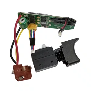 60066256 Kress - Conjunto De Interruptor E Placa Pcb Para Furadeira/Parafusadeira De Impacto Kuc11