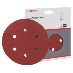 Disco Tecido Auto Aderente Expert Wood+Paint 150 Gr120 - 2608605720 - Bosch