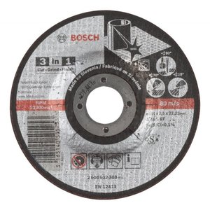 Disco Abrasivo Bosch 3 Em 1 Corte/Desb/Pol - 2608602388