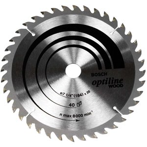 Disco De Serra Circular 40 Dentes 184 Mm Bosch - 2608640853