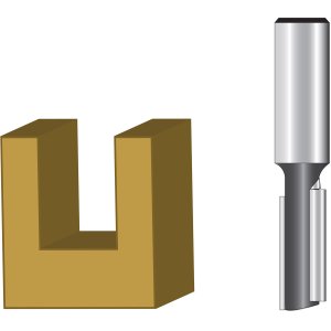 Fresa Paral Dp. Haste 6Mm/Corte 15Mm - D-09307 - Makita