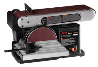 Vista explodida - Peças para Lixadeira Combinada de Bancada 400W Skil 3375