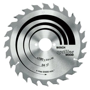 Disco De Serra Circular 24 Dentes 184 Mm Bosch - 2608640852