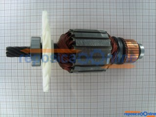 Induzido / Rotor 220V Para Serra Esquadria  Dewalt Dw703 - 604290-00Sv