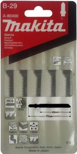 Lamina De Serra Tico Tico Hcs Para Mdf Com 5 Peças Makita - B-28715