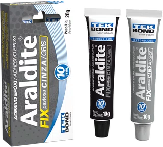 Araldite Pastoso Cinza 20G10Min Tek Bond - 1655296401