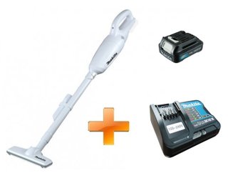 Aspirador de pó a bateria Makita 12v c/ carregador e uma bateria