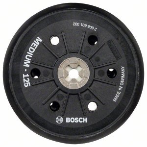 Base Disco Tecido Auto Aderente Multifuros 125Mm Medio Bosch - 2608601332