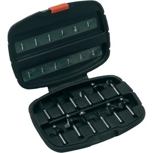 Jogo De Fresas 6 Mm C/ 12 Pecas Bosch - 2607019467