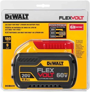 Bateria 20V-60V Flexvolt  Li-Ion 9Ah Dcb609-B3