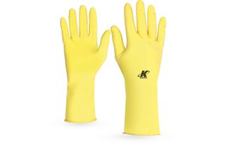 Luva Latex Natural Amarela T 09-G Kalipso - 02.04.1.3