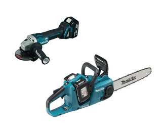 Kit Combo Duc353Z+ 4 Baterias 3 Ah+ 1 Dc18Rd+1 Dga504Z+ 1 Mak Pac - Duc353Z-220Kit - Makita