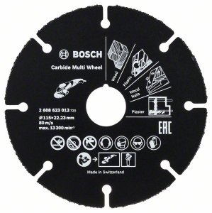 Disco Multimaterial Para Esmerilhadeiras 4 1/2 (115Mm) Bosch - 2608623012