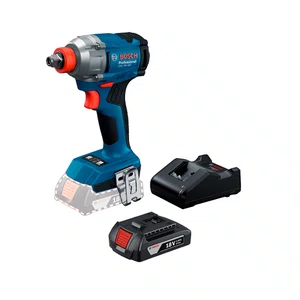 Bosch Kit Chave De Impacto Gdx 18V-285 + 2 Baterias 2Ah + Carregador Bivolt E Maleta - 06019N21E6