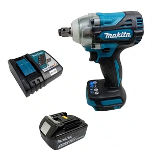 Kit Makita Chave De Impacto Dwt300Z 18V Brushless +  Bateria 18V 3Ah + Carregador Bivolt - Dtw300Z-Promo
