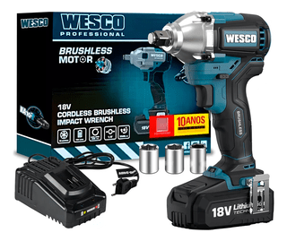 Chave Impacto Brushless 1/2" 18V Ws2407.1 - Wesco