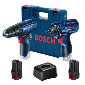 Combo Bosch Chave  Impacto+ Furadeira 06019G81E3