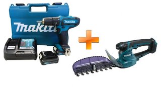 Combo Parafusadeira + Aparador Makita 12v