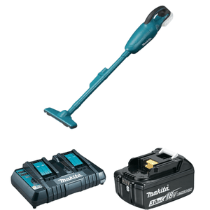 Kit Aspirador De Po 18V Dcl180Z + Carregador Duplo Bateria 18V 220V Dc18Rd + Bateria Bl1830B ML