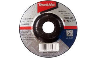 Disco Abraviso Desb P/ Metal 115X6X22.23Mm - Makita - D-55669-5