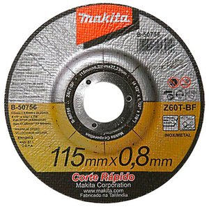 Disco Abrasivo De Corte 115Mm Makita - B-50756-25