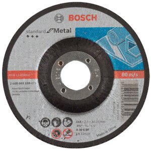 Disco De Corte Para Metal 115Mm Gr.30 Bosch - 2608603159