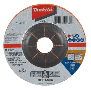 Disco De Desbaste 115X7Mm B-66911 - Makita