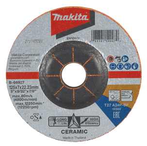 Disco De Desbaste P/Metal 125X7Mm B-66927 - Makita