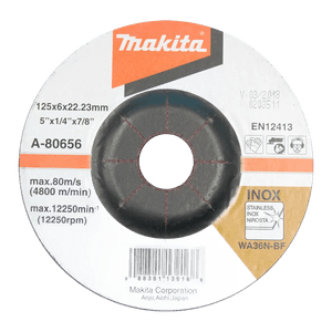 Disco De Desbaste 125X6X22.23Mm A-80656 - Makita