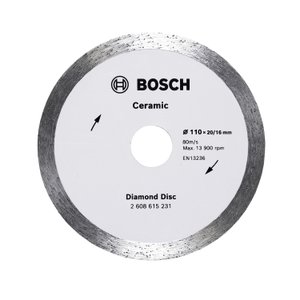 Disco Diamantado Ceramic Liso 110X2016Mm Bosch - 2608615231
