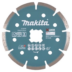 Disco Diamantado 125Mm Encaixe X-Lock - E-02076 - Makita
