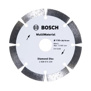 Disco Diamantado Multi Seg 110X2016Mm Bosch - 2608615229