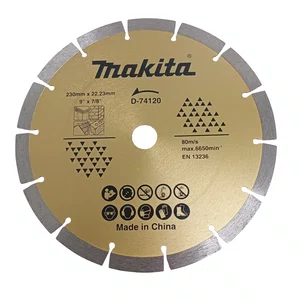 Disco Diamantado Para Concreto 230X12X22.23Mm Makita - D-74120