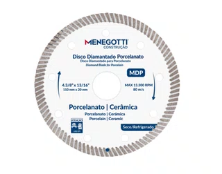 Disco Diamantado Porcelanato Mdp 4.3/8" - 63030118