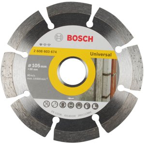 Disco Diamantado Universal Segmentado Bosch - 2608603674