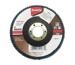 Disco Flap 115M 4 1/2" Makita Grao Z80 - D-63769